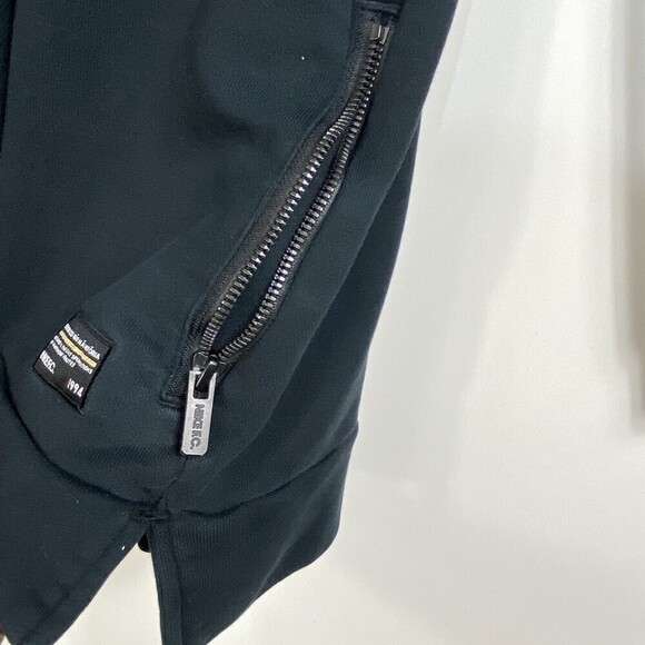 Nike FC crew sweater men size Large black pockets long sleeve cotton soft Logo - Picture 6 of 13